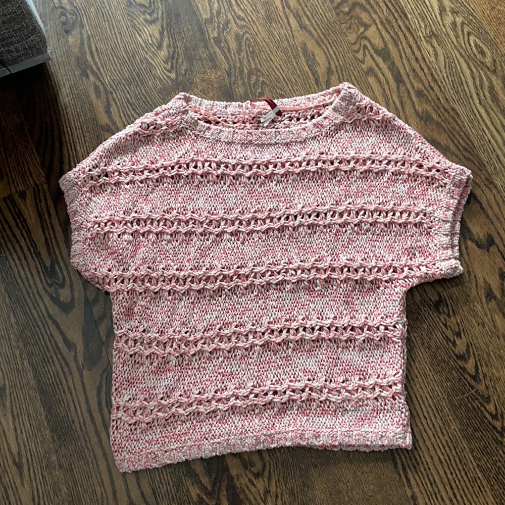Left on Houston open knit too.  Size medium